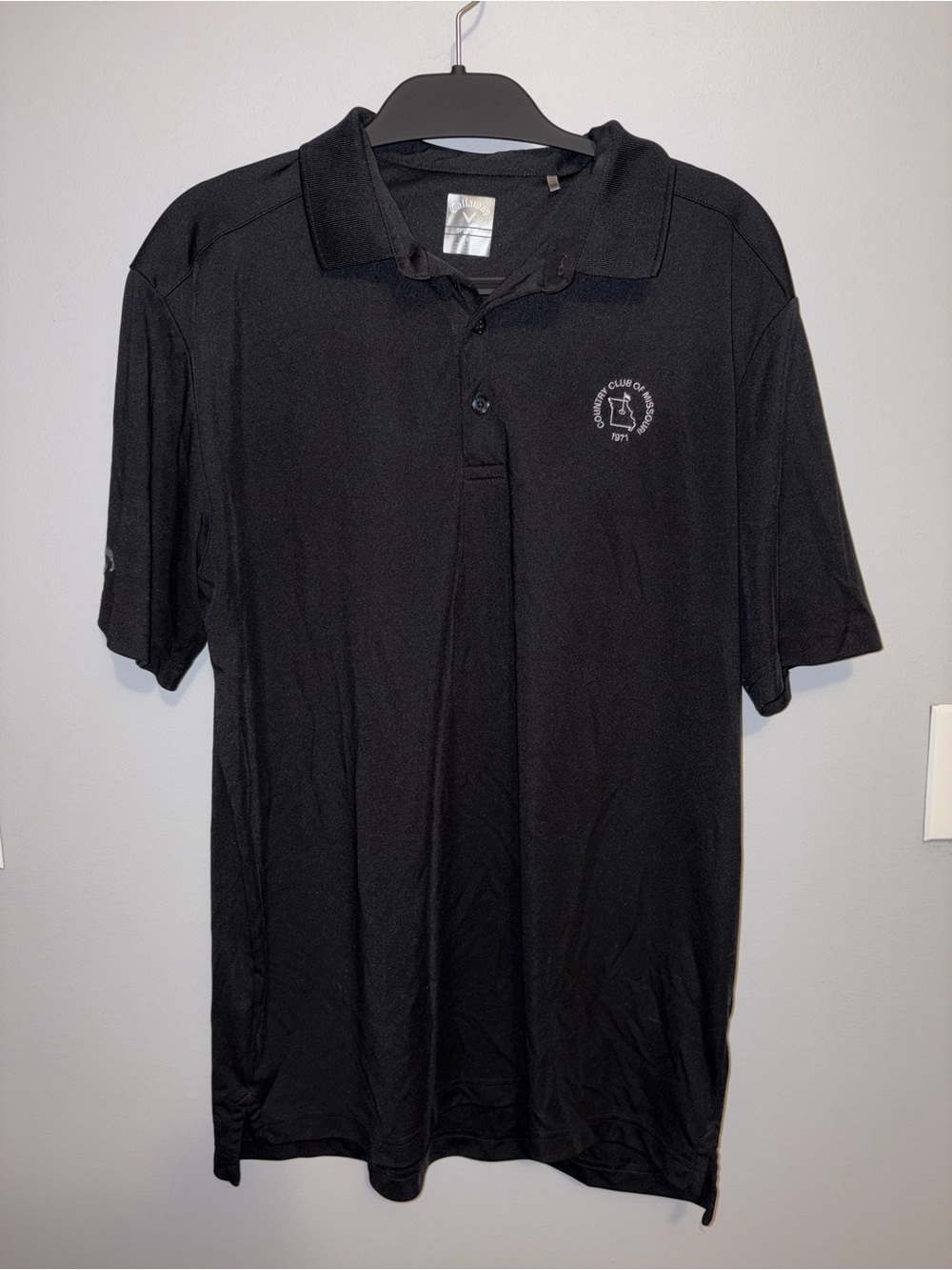 Callaway Black Country club of Missouri golf polo